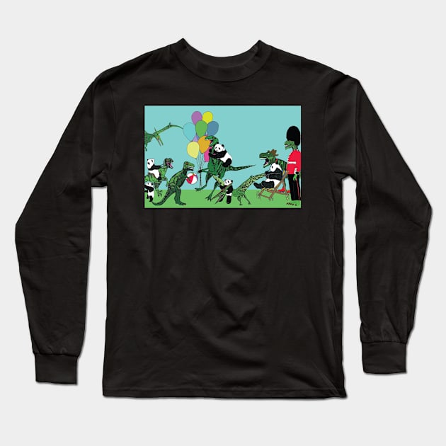 The Carnival Long Sleeve T-Shirt by JurassicPanda